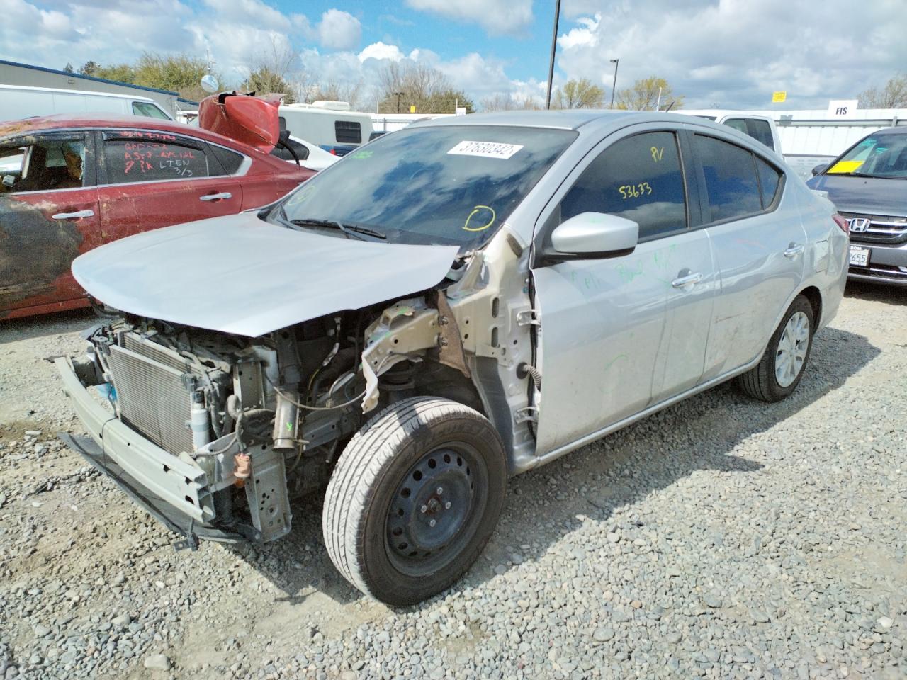 Photo 9 from auction – 2019 NISSAN VERSA S with VIN 3N1CN7AP6KL832793