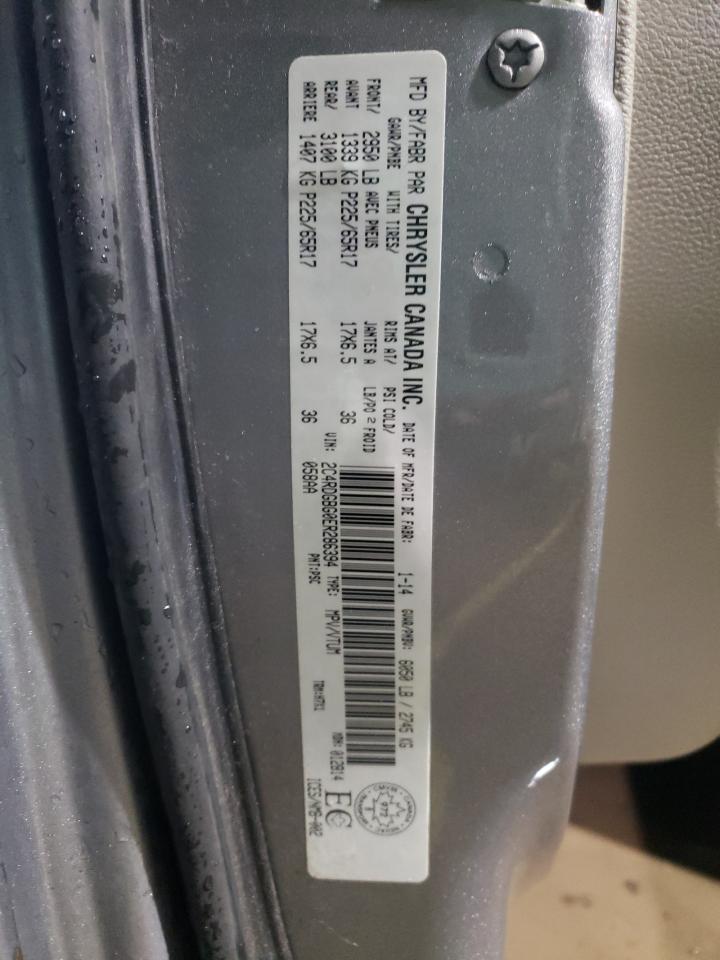 Photo 10 from auction – 2014 DODGE GRAND CARA with VIN 2C4RDGBG0ER286394