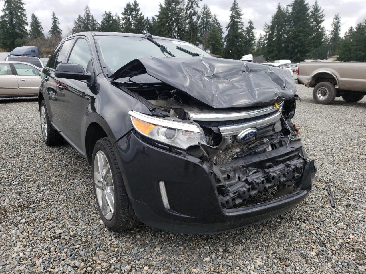 FORD EDGE SEL 2014 with VIN 2FMDK4JC6EBB56802 - Photo from auction