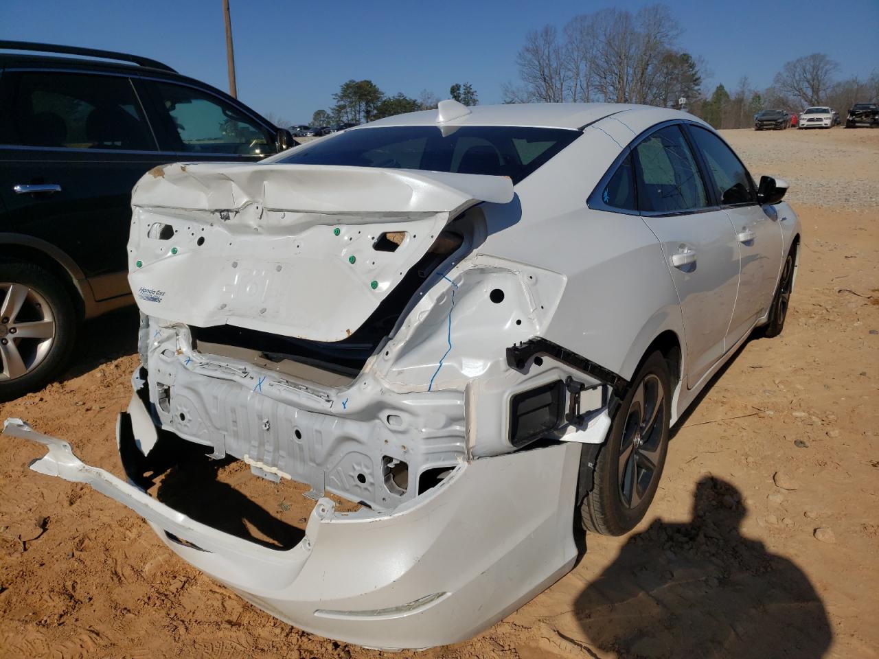 Photo 4 from auction – 2022 HONDA INSIGHT EX with VIN 19XZE4F58NE000667