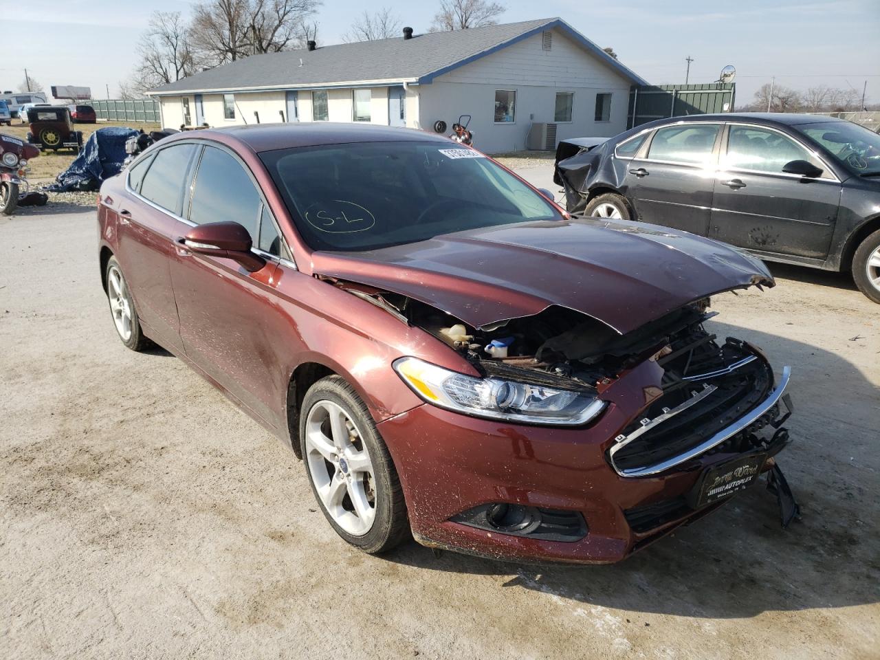 FORD FUSION SE 2016 with VIN 3FA6P0H73GR310778 - Photo from auction