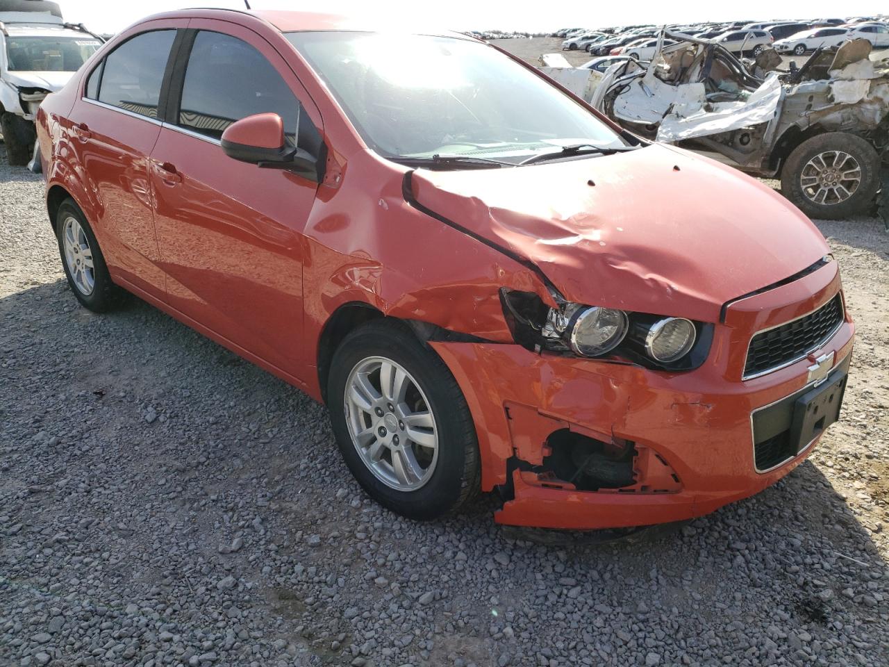 CHEVROLET SONIC LT 2013 with VIN 1G1JC5SB6D4117158 - Photo from auction