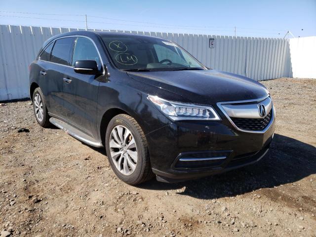 ACURA MDX TECHNO 2016 with VIN 5FRYD4H65GB048059 - Photo from auction