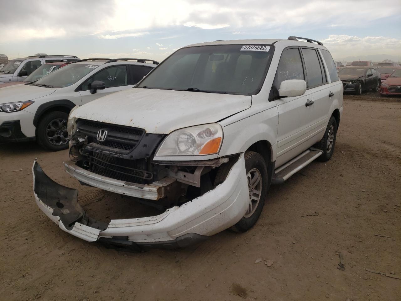 Photo 2 from auction – 2004 HONDA PILOT EXL with VIN 2HKYF18514H618007