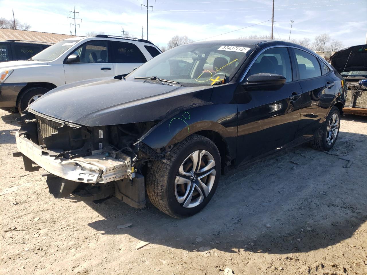 Photo 2 from auction – 2016 HONDA CIVIC LX with VIN 19XFC2F51GE046518