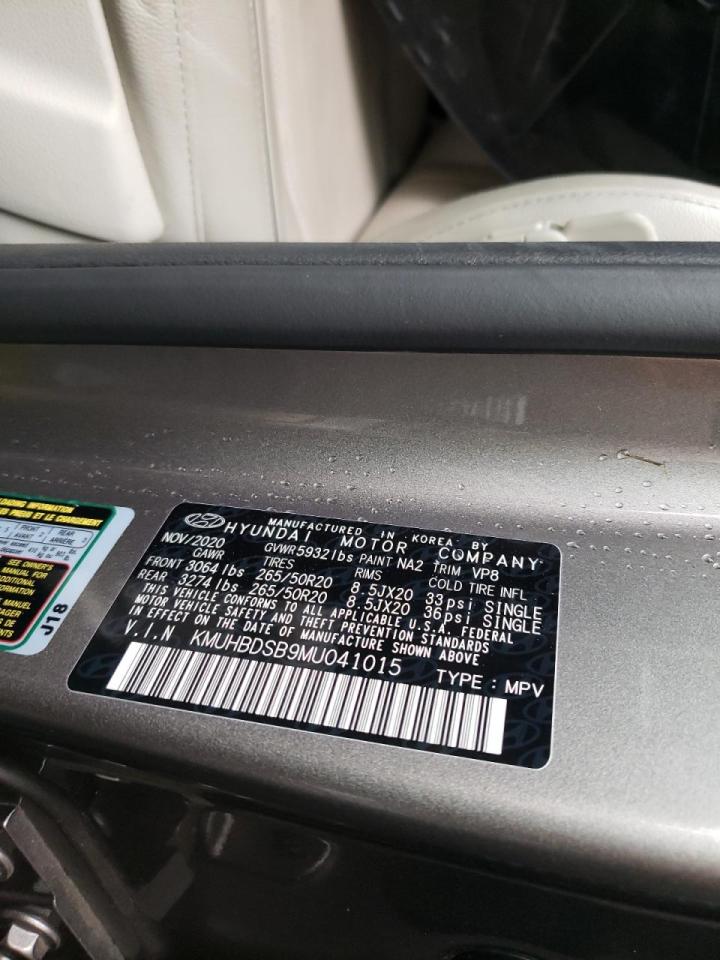 Photo 10 from auction – 2021 GENESIS GV80 BASE with VIN KMUHBDSB9MU041015