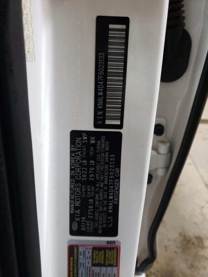 Photo 10 from auction – 2015 KIA K900 with VIN KNALW4D47F6023133