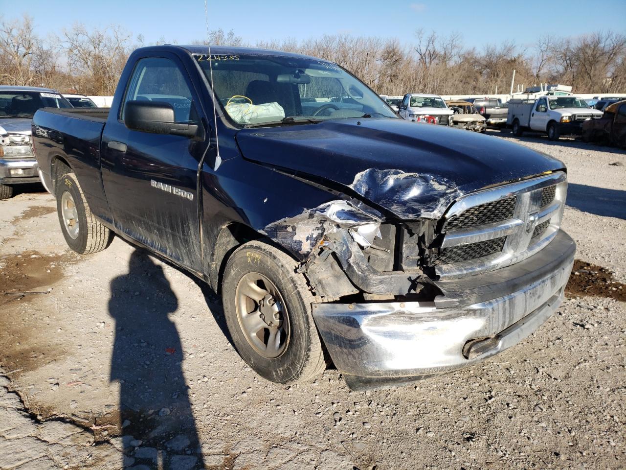 Photo 1 from auction – 2012 DODGE RAM 1500 S with VIN 3C6JD6AP8CG224325