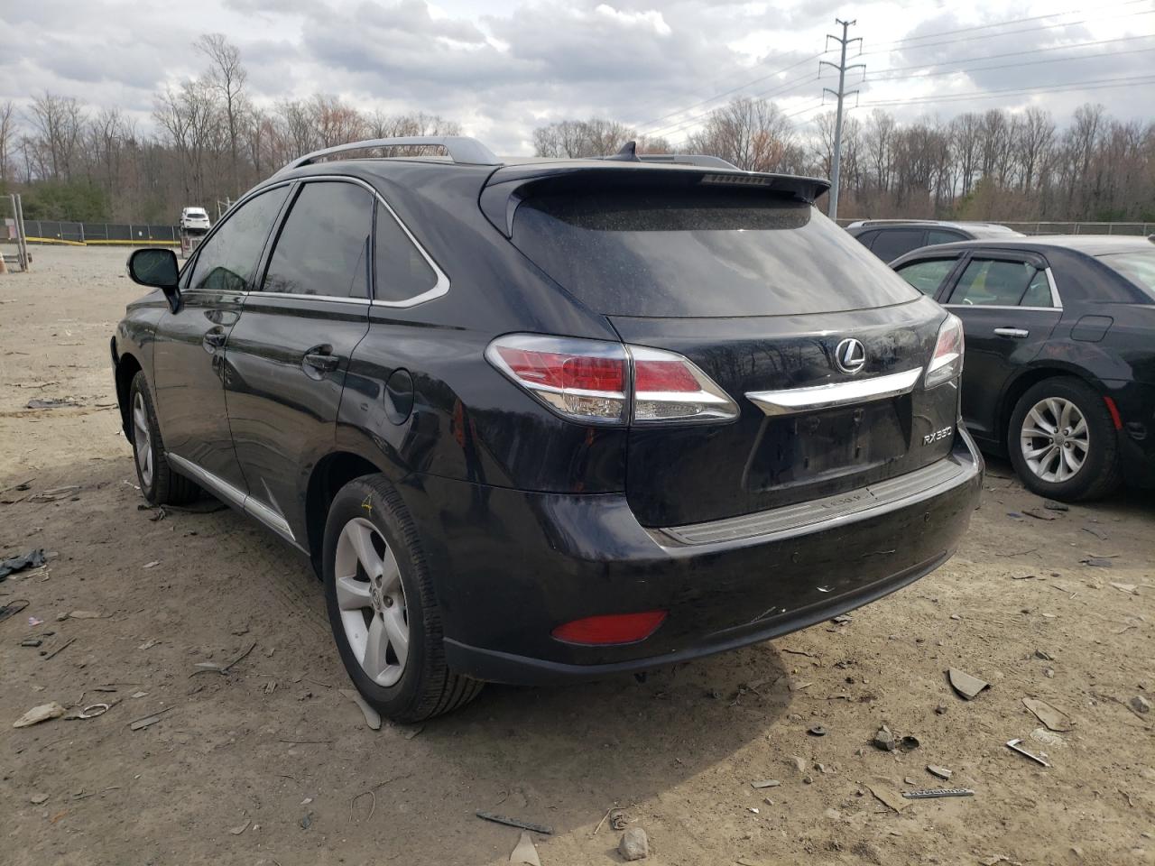Photo 3 from auction – 2013 LEXUS RX 350 BAS with VIN 2T2BK1BA2DC176540