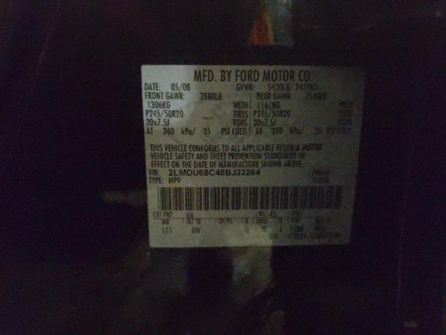 Photo 10 from auction – 2008 LINCOLN MKX with VIN 2LMDU68C48BJ33264