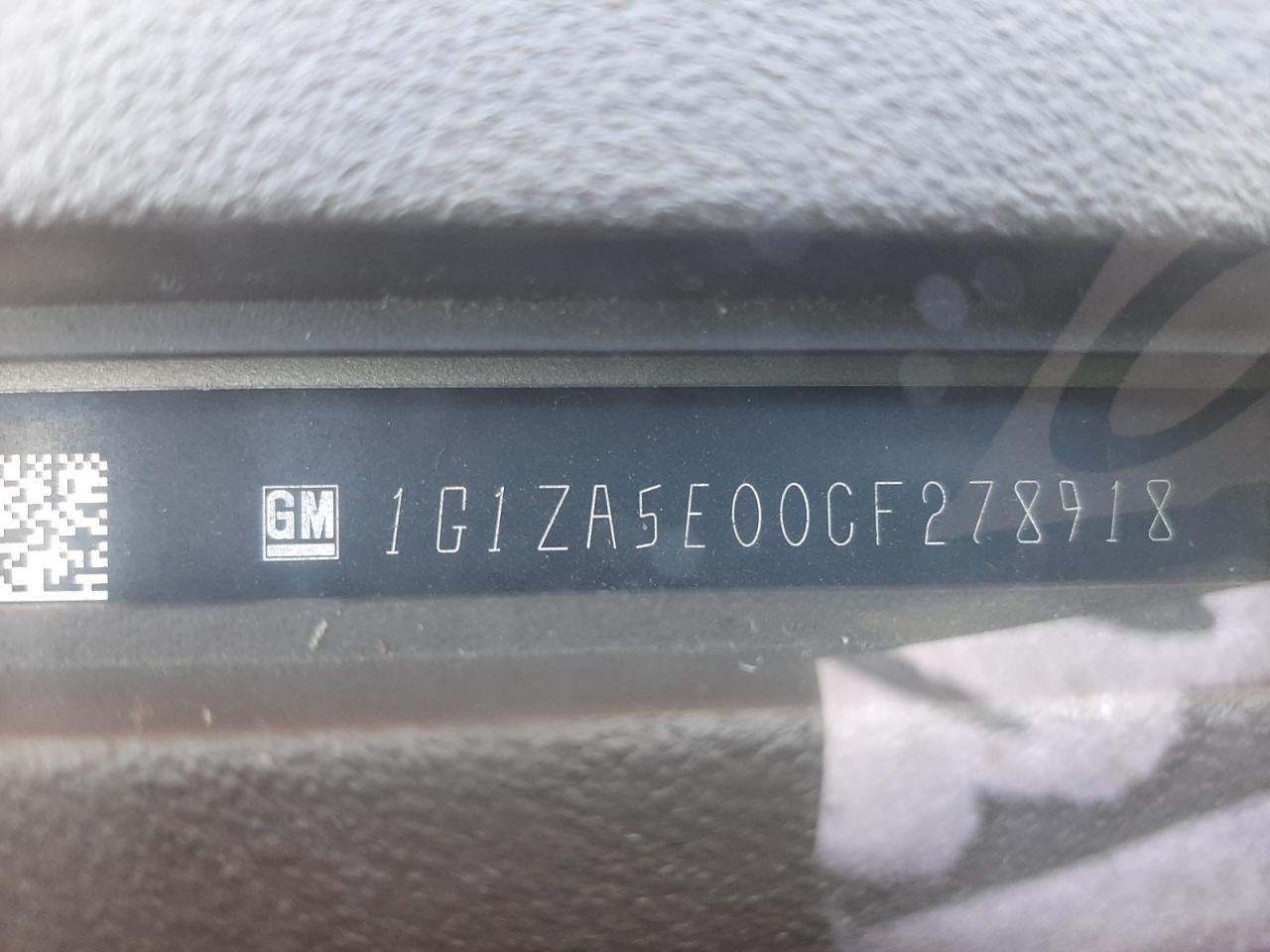 Photo 10 from auction – 2012 CHEVROLET MALIBU LS with VIN 1G1ZA5E00CF278918