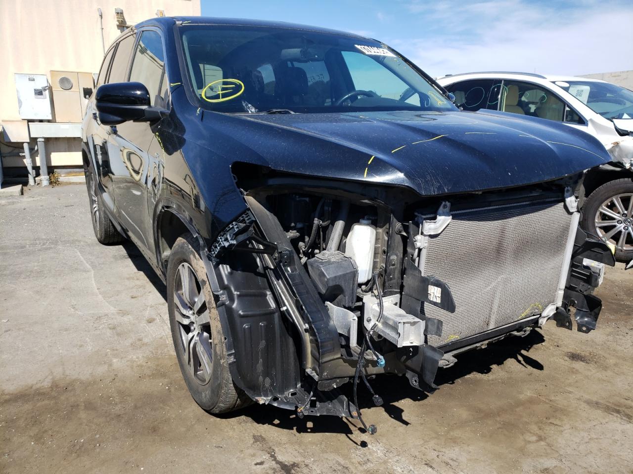 Photo 9 from auction – 2016 HONDA PILOT EXL with VIN 5FNYF5H52GB032586