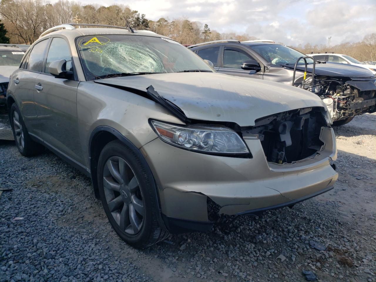 INFINITI FX35 2005 with VIN JNRAS08W25X204319 - Photo from auction