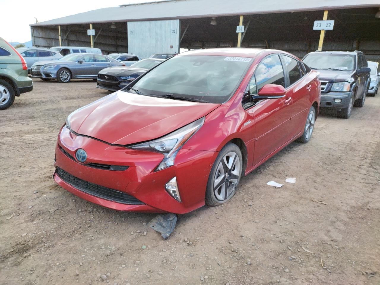 Photo 2 from auction – 2016 TOYOTA PRIUS with VIN JTDKARFUXG3522812