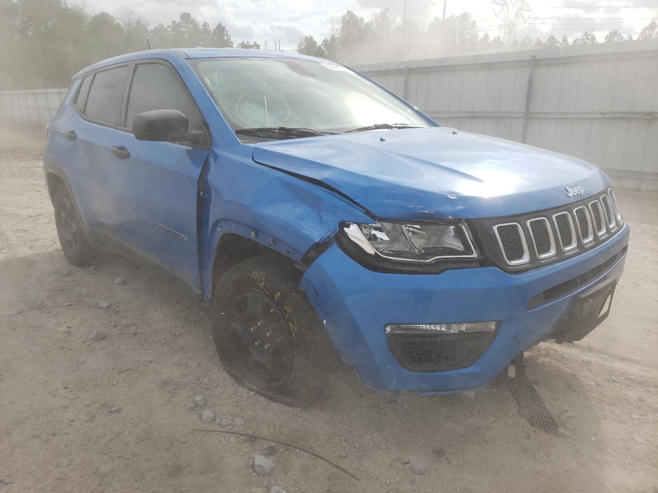JEEP COMPASS SP 2018 with VIN 3C4NJCAB6JT368773 - Photo from auction