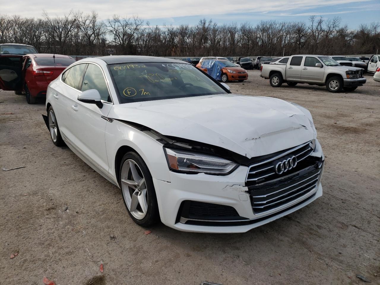 AUDI A5 PREMIUM 2018 with VIN WAUDNCF51JA004932 - Photo from auction