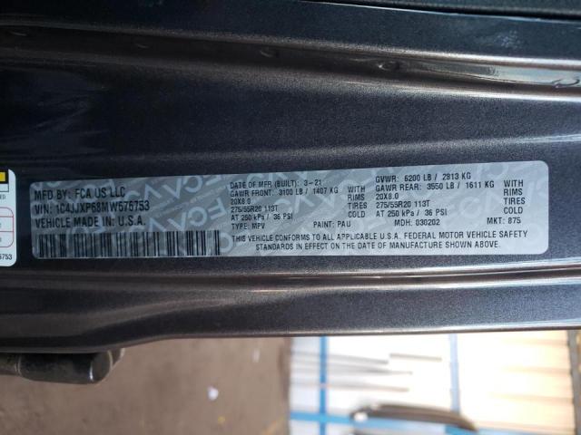 Photo 10 from auction – 2021 JEEP WRANGLER U with VIN 1C4JJXP68MW676753