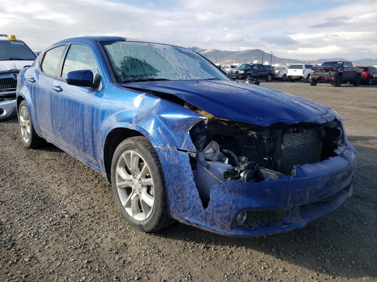 DODGE AVENGER R/ 2013 with VIN 1C3CDZBG5DN715756 - Photo from auction