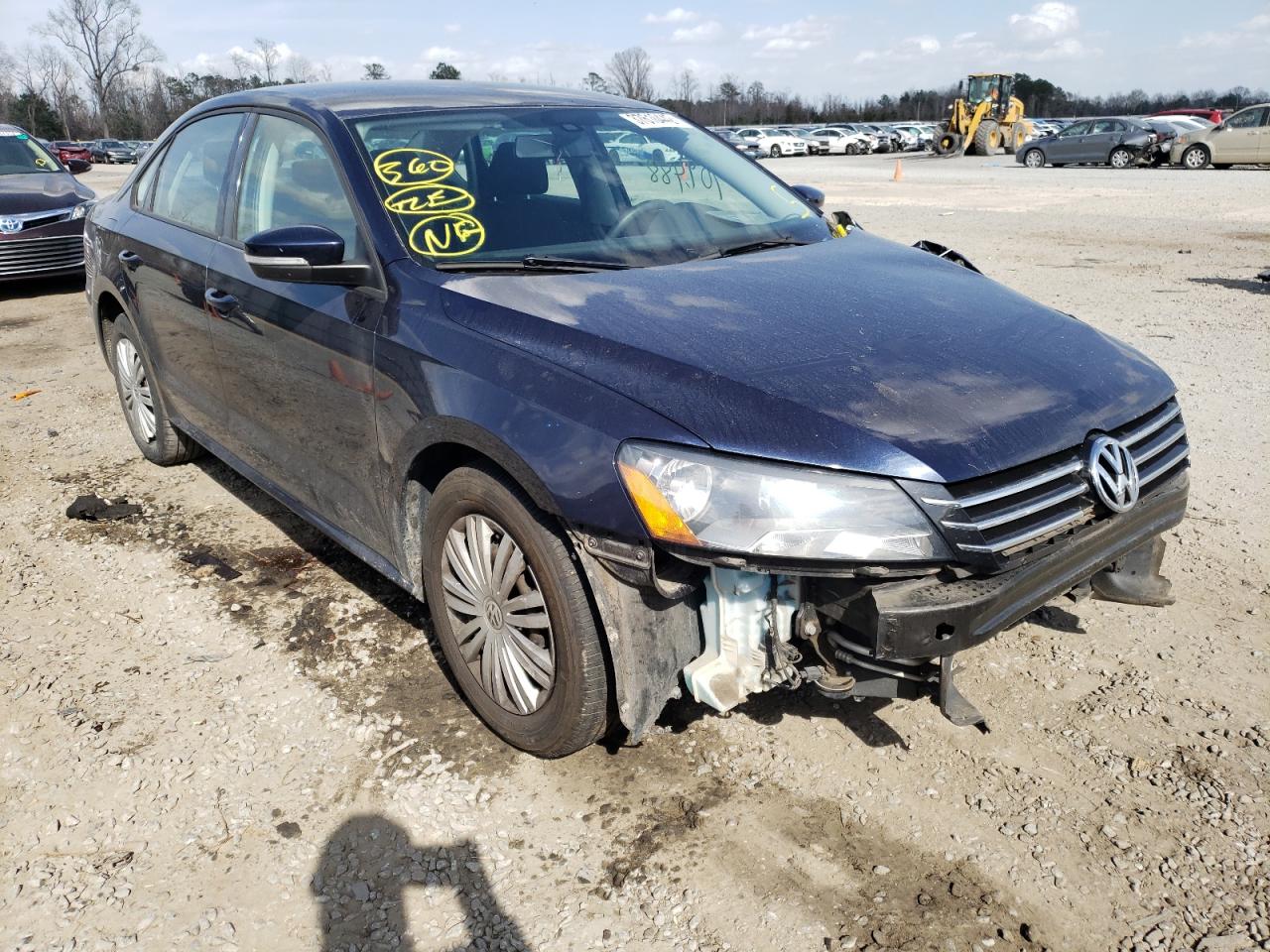 VOLKSWAGEN PASSAT 2014 with VIN 1VWAP7A38EC003085 - Photo from auction