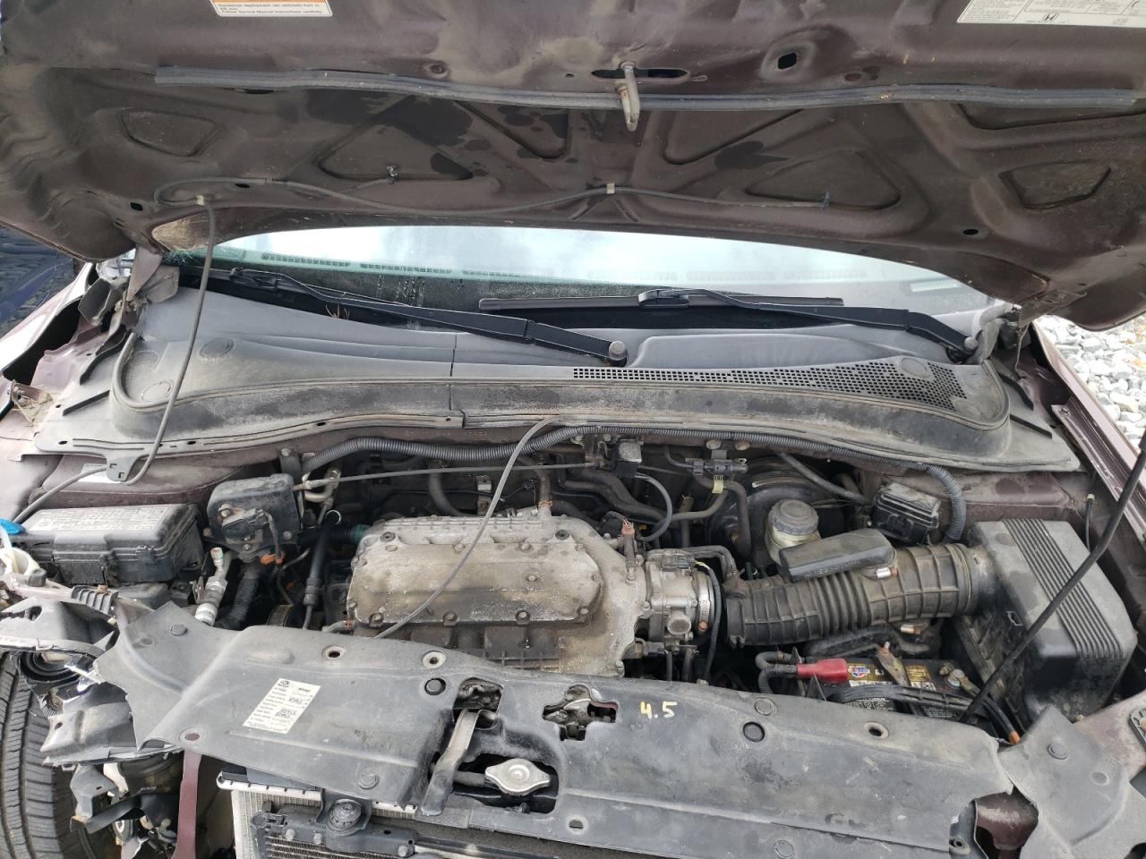 Photo 7 from auction – 2007 HONDA PILOT EX with VIN 2HKYF18487H529580