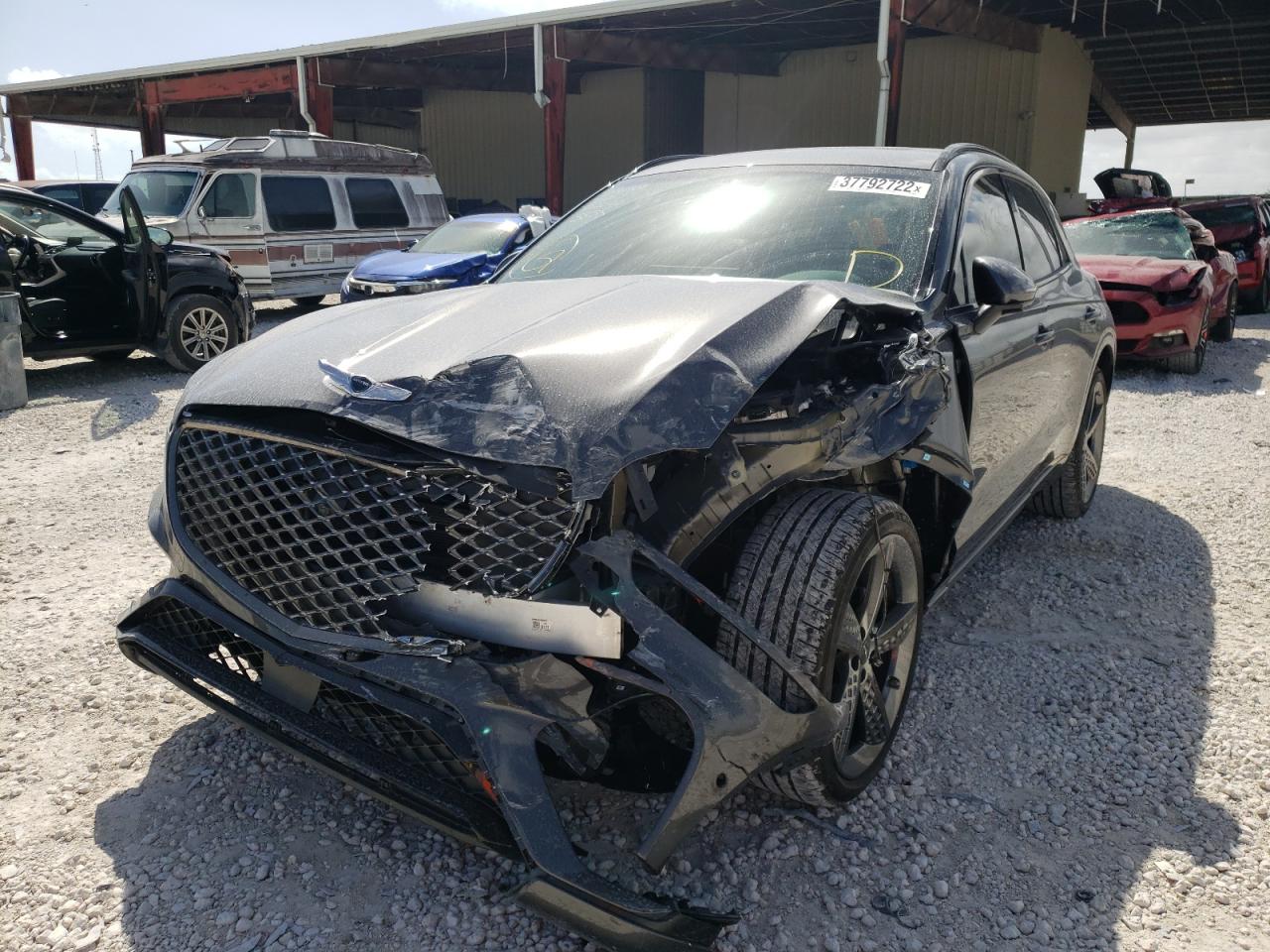 Photo 2 from auction – 2022 GENESIS GV70 BASE with VIN KMUMADTBXNU023835