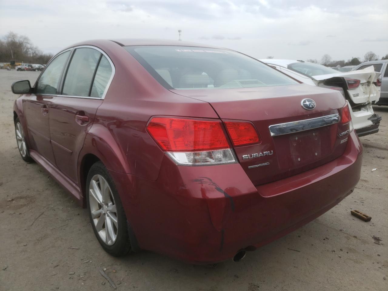 Photo 3 from auction – 2013 SUBARU LEGACY 2.5 with VIN 4S3BMBC60D3036378