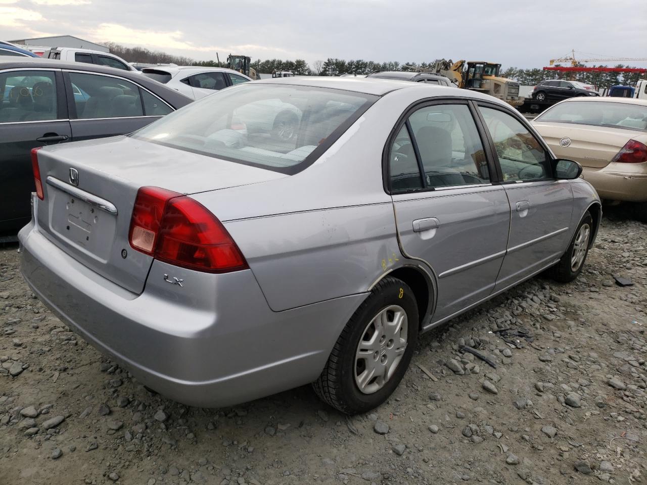 Photo 4 from auction – 2002 HONDA CIVIC LX with VIN 2HGES16592H555831
