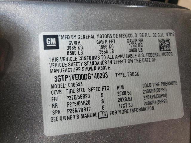 Photo 10 from auction – 2013 GMC SIERRA C15 with VIN 3GTP1VE00DG140293