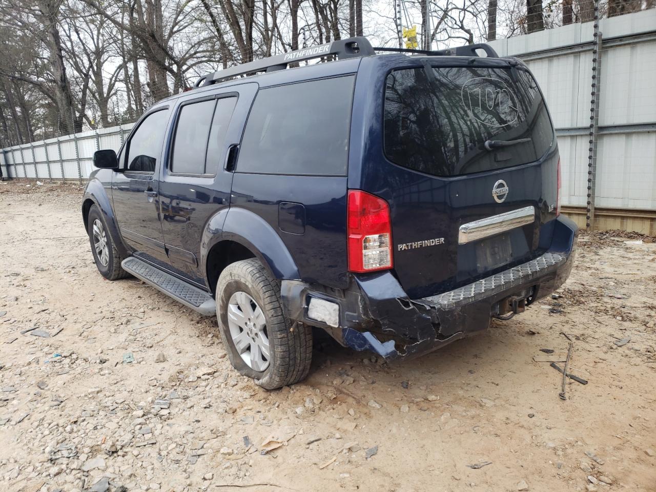 Photo 3 from auction – 2007 NISSAN PATHFINDER with VIN 5N1AR18U17C645641