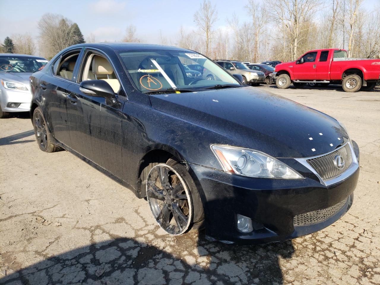 LEXUS IS 250 2010 with VIN JTHBF5C28A5116860 - Photo from auction