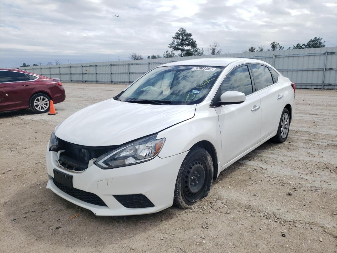Photo 2 from auction – 2016 NISSAN SENTRA S with VIN 3N1AB7AP3GL676686