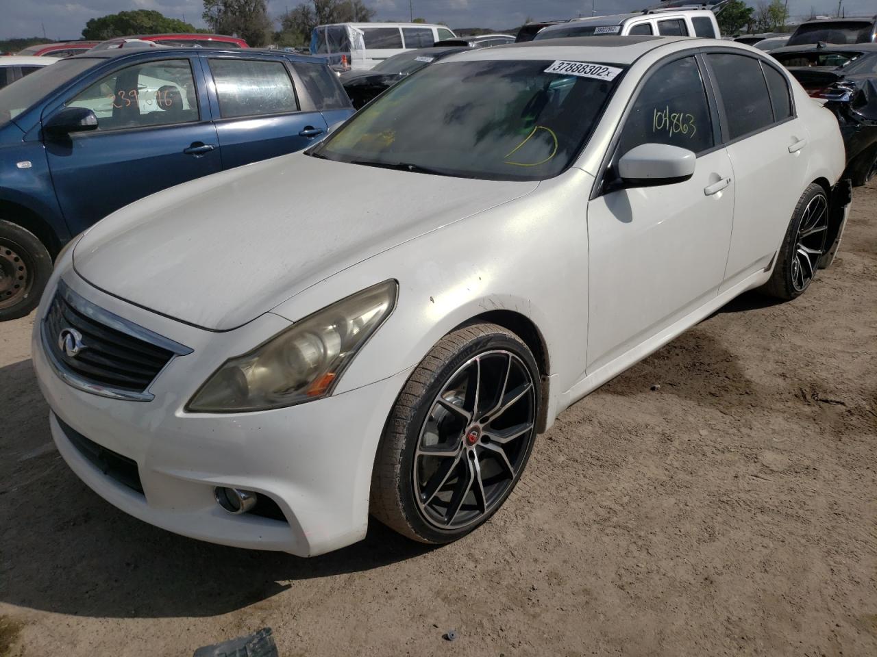 Photo 2 from auction – 2012 INFINITI G37 BASE with VIN JN1CV6APXCM629598