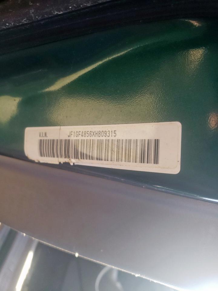 Photo 10 from auction – 1999 SUBARU IMPREZA OU with VIN JF1GF4856XH809315