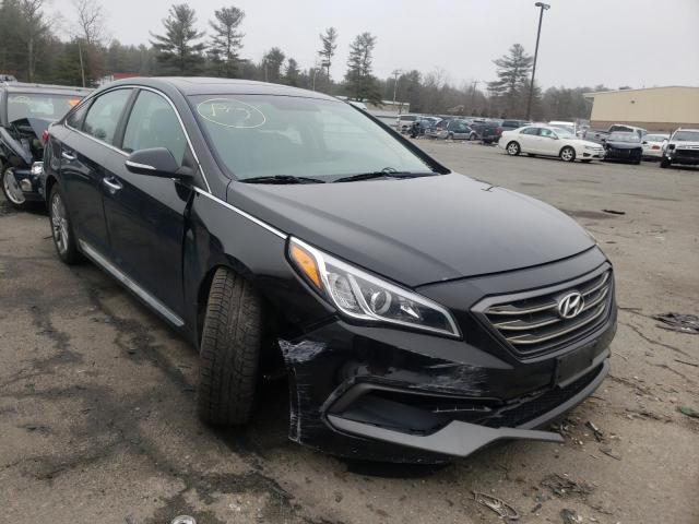 HYUNDAI SONATA SPO 2017 with VIN 5NPE34AF0HH484550 - Photo from auction