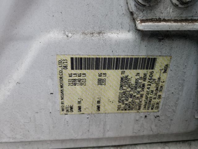 Photo 10 from auction – 2014 NISSAN MAXIMA S with VIN 1N4AA5AP5EC432606