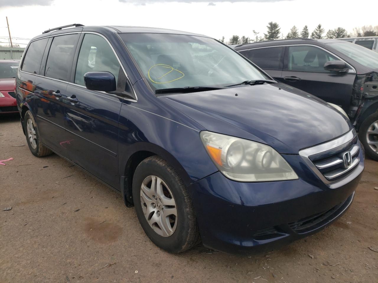 HONDA ODYSSEY EX 2007 with VIN 5FNRL38737B030722 - Photo from auction