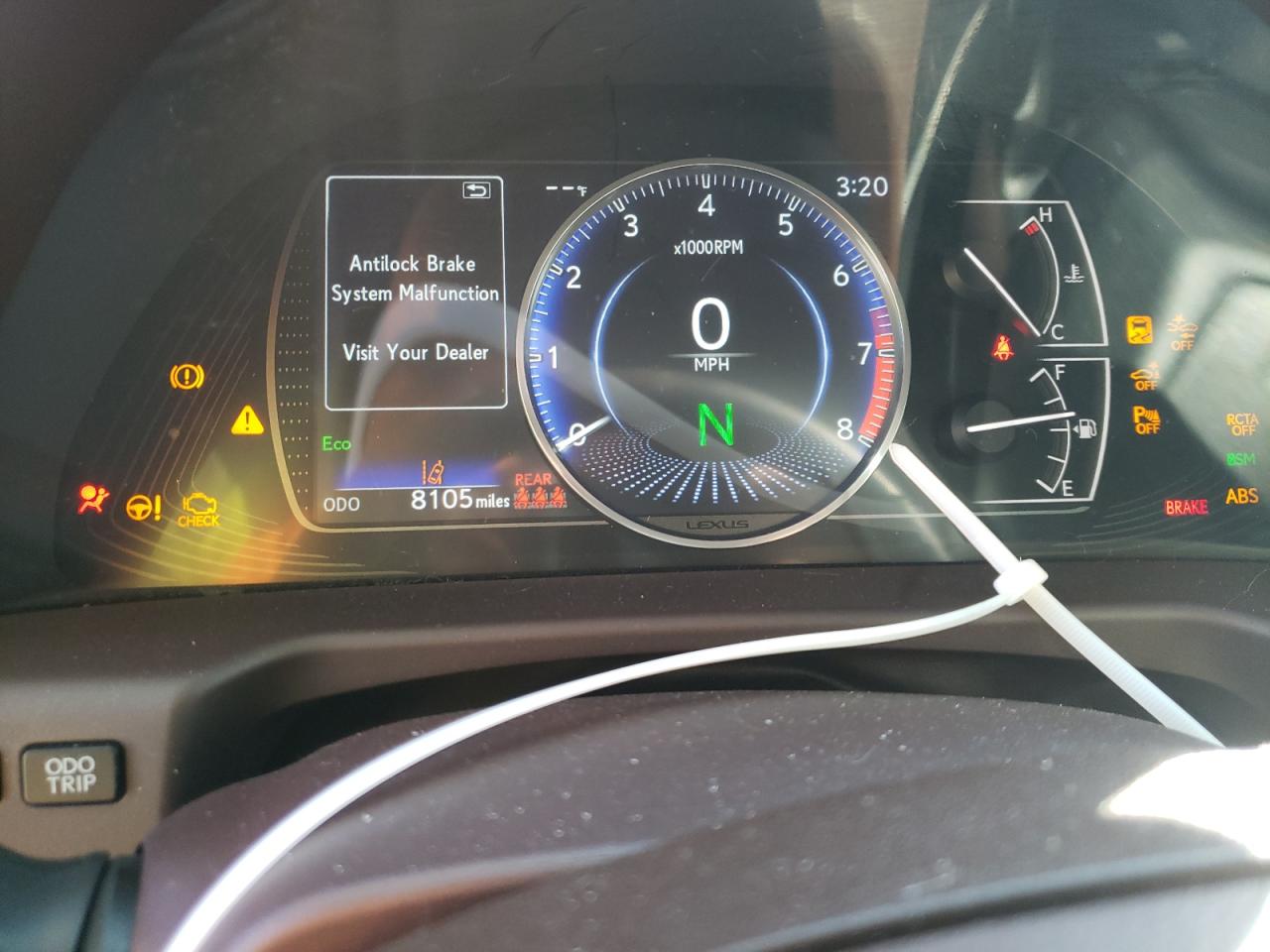 Photo 8 from auction – 2020 LEXUS ES 350 with VIN 58ADZ1B1XLU065331
