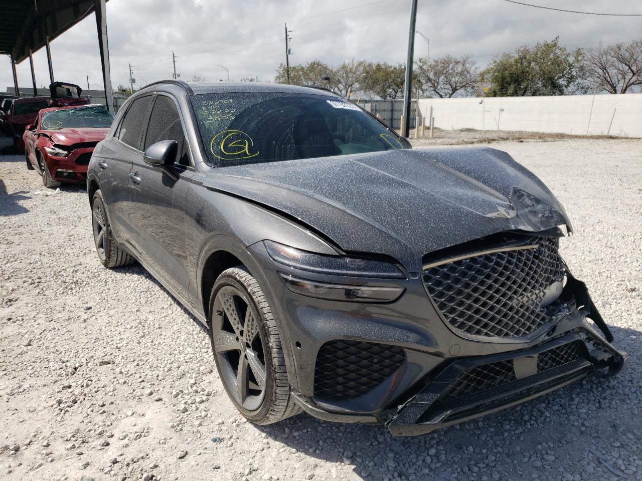 GENESIS GV70 BASE 2022 with VIN KMUMADTBXNU023835 - Photo from auction