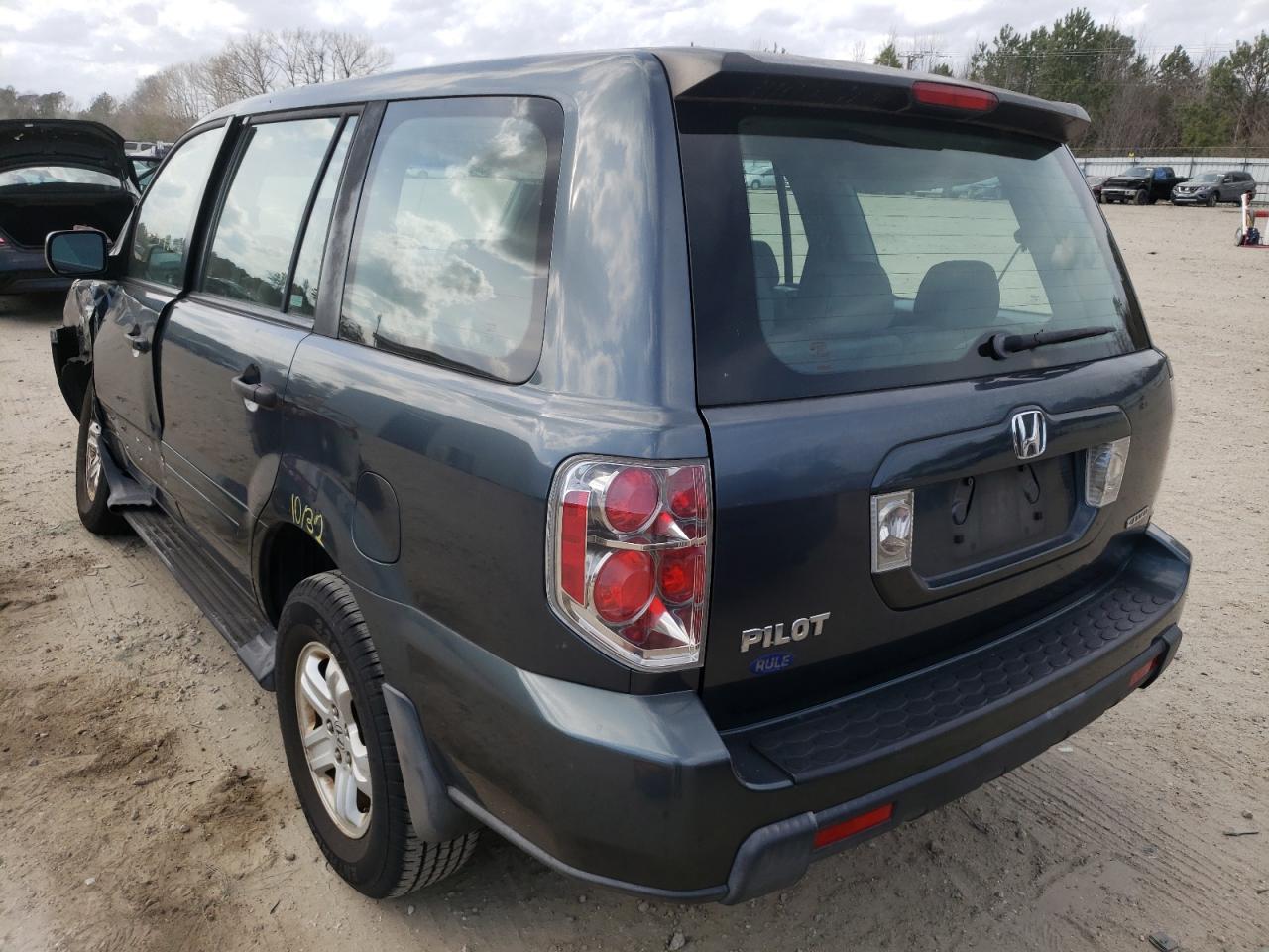 Photo 3 from auction – 2006 HONDA PILOT with VIN 5FNYF18146B021755