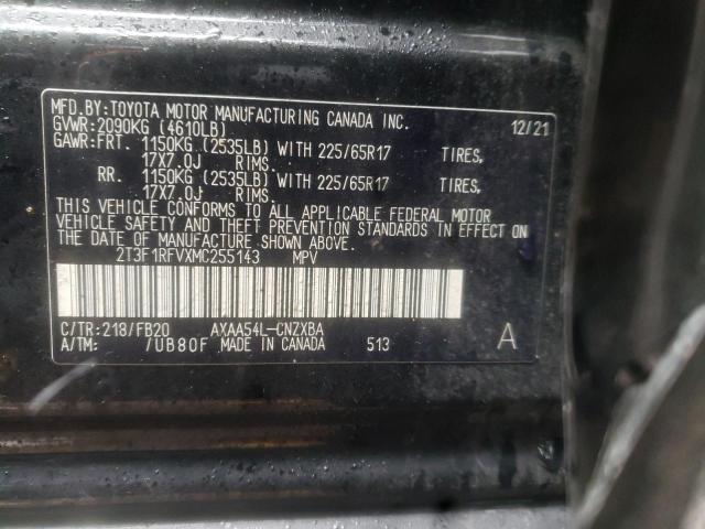 Photo 10 from auction – 2021 TOYOTA RAV4 LE with VIN 2T3F1RFVXMC255143