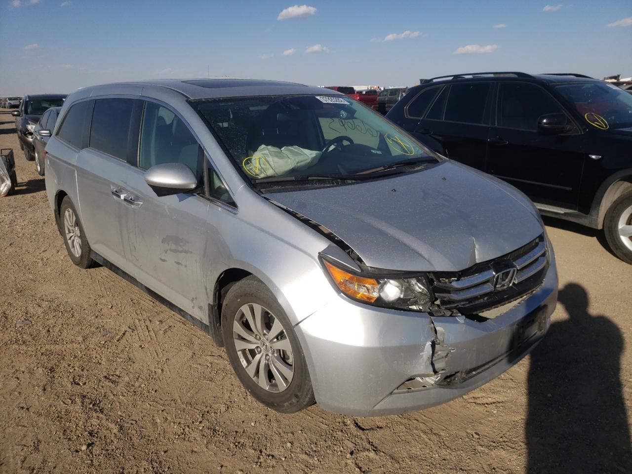 Photo 1 from auction – 2014 HONDA ODYSSEY EX with VIN 5FNRL5H67EB072360