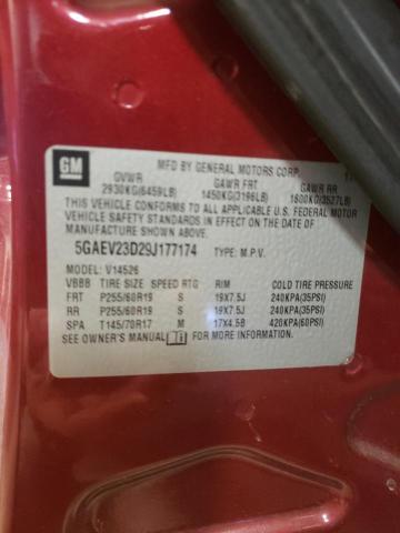 Photo 10 from auction – 2009 BUICK ENCLAVE CX with VIN 5GAEV23D29J177174