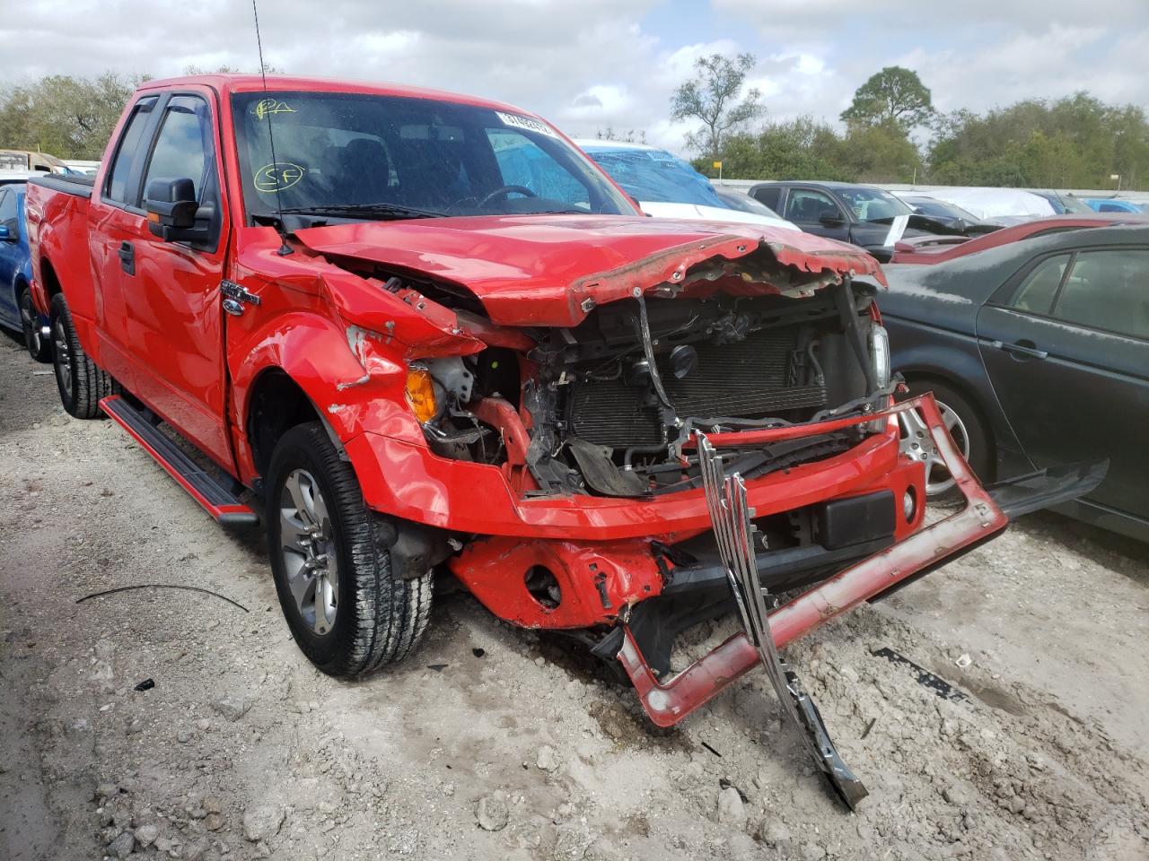 FORD F150 SUPER 2011 with VIN 1FTEX1CM6BKD18816 - Photo from auction