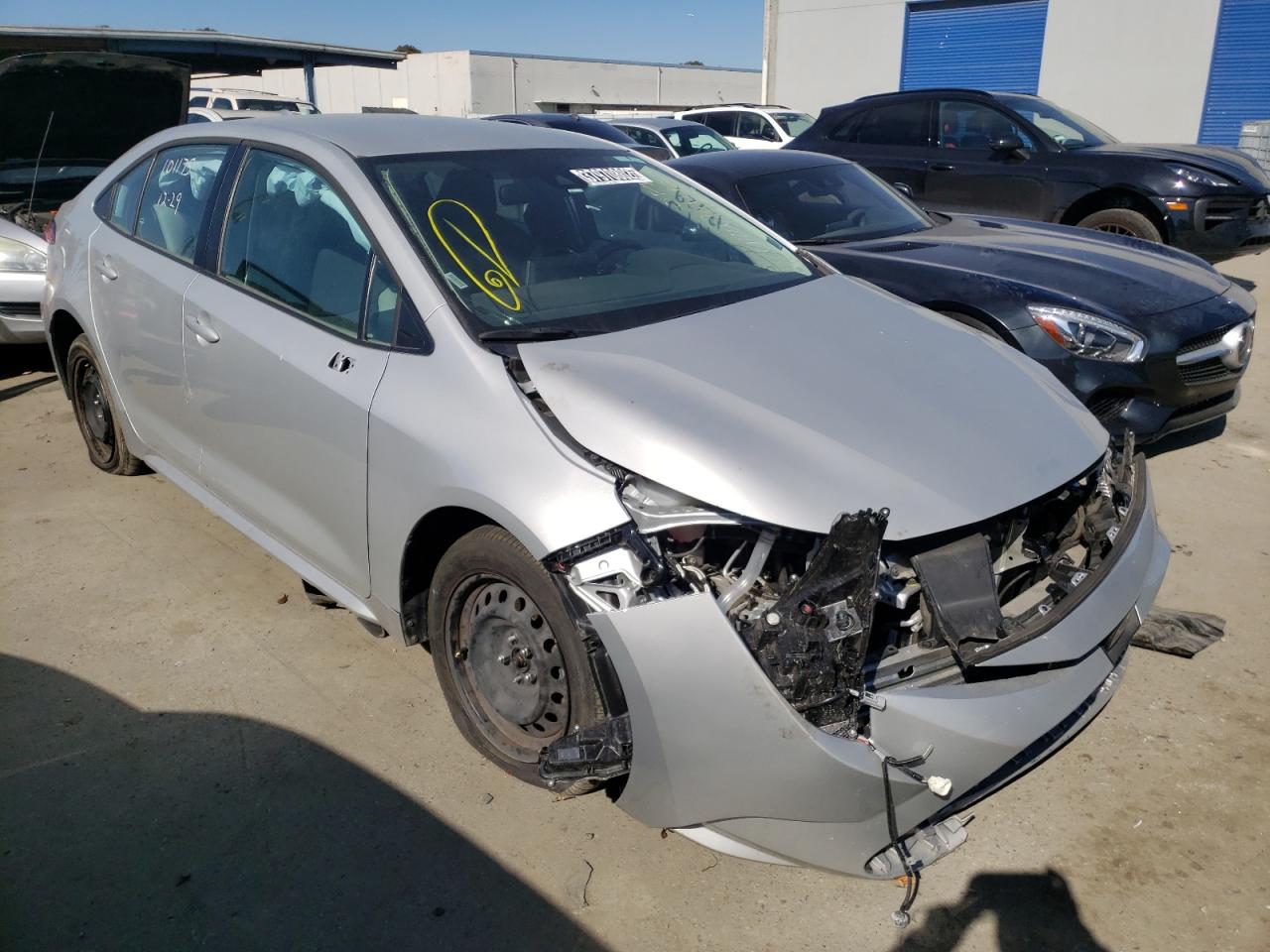 TOYOTA COROLLA LE 2021 with VIN 5YFEPMAE7MP205460 - Photo from auction