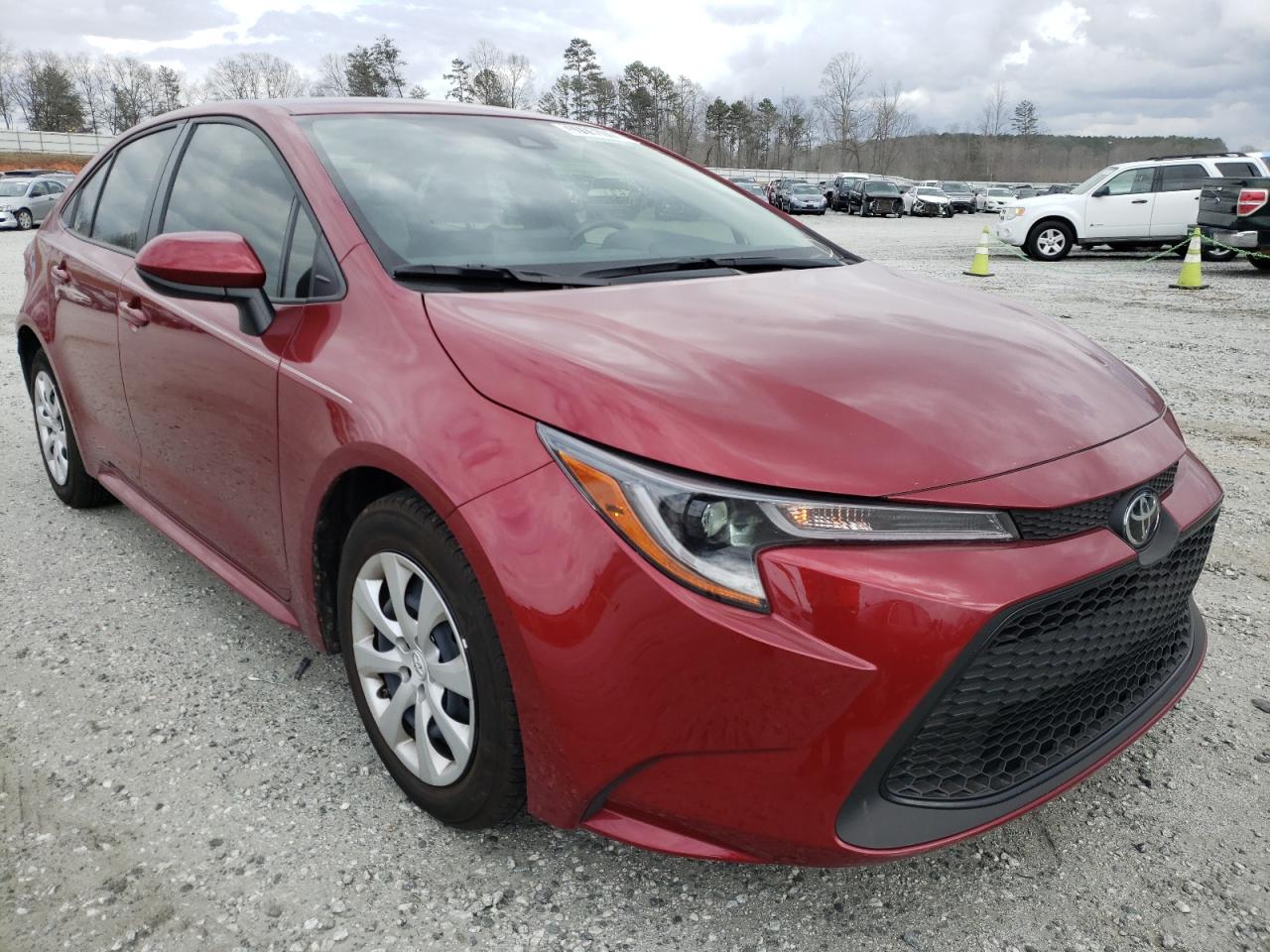 TOYOTA COROLLA LE 2022 with VIN JTDEPMAE8NJ198699 - Photo from auction