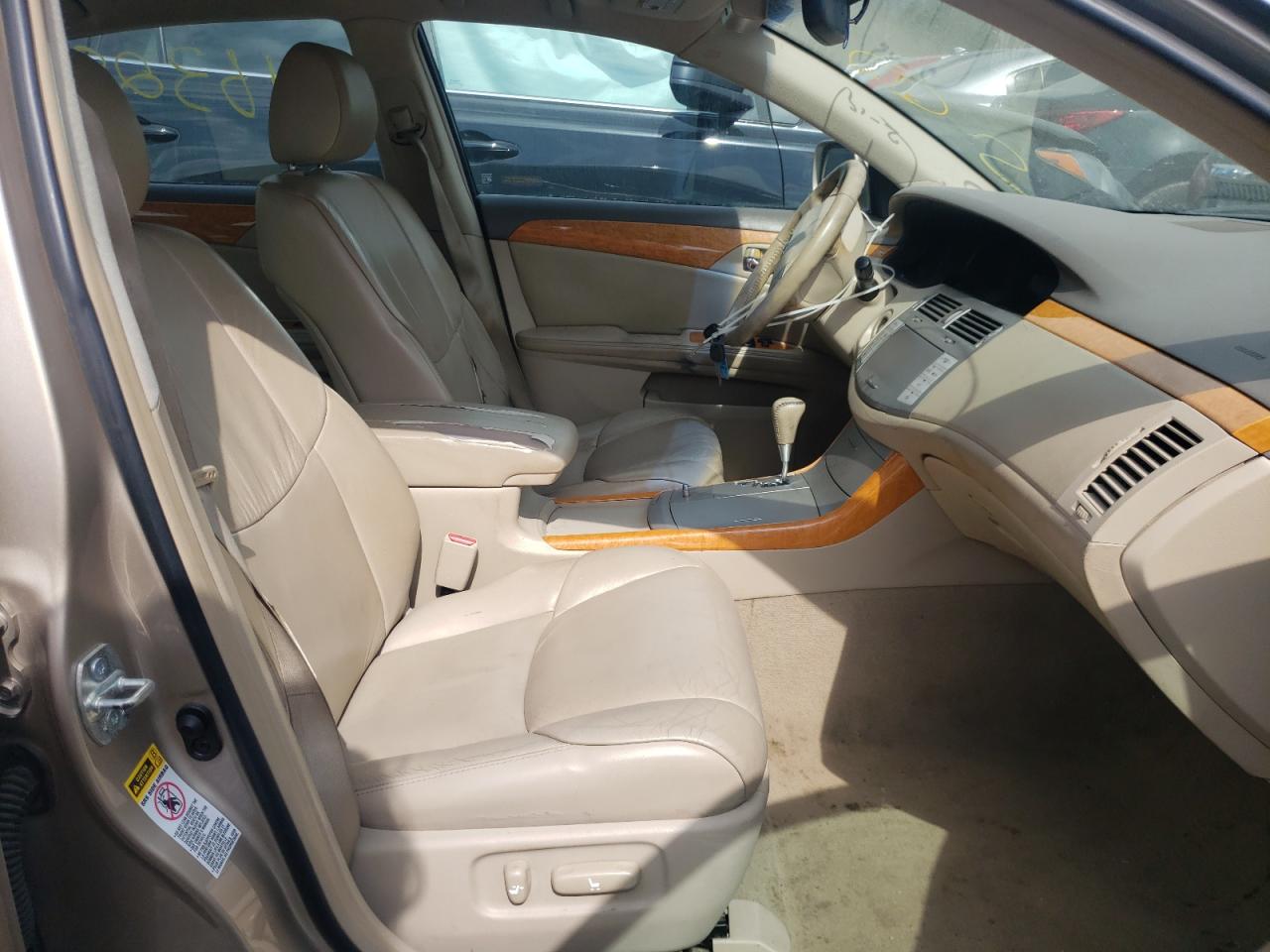 Photo 5 from auction – 2006 TOYOTA AVALON XLS with VIN 4T1BK36B46U146752