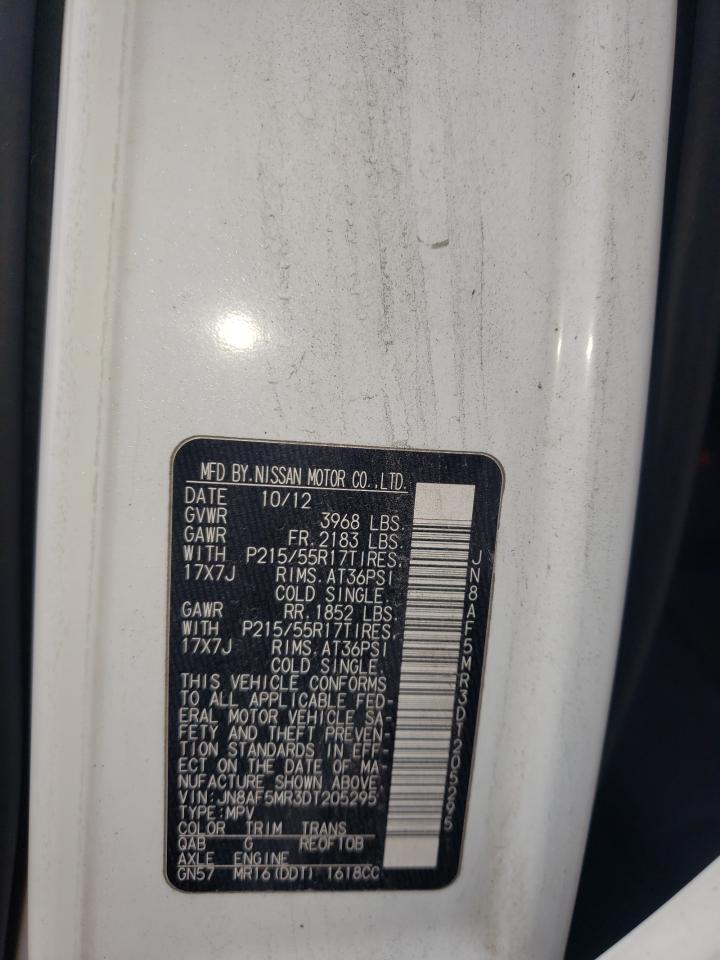 Photo 10 from auction – 2013 NISSAN JUKE S with VIN JN8AF5MR3DT205295