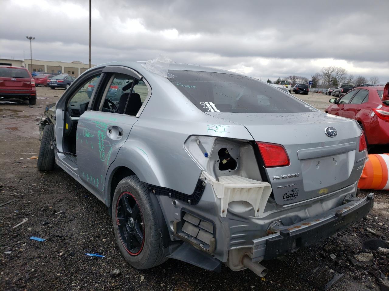 Photo 3 from auction – 2012 SUBARU LEGACY 2.5 with VIN 4S3BMBB63C3020451