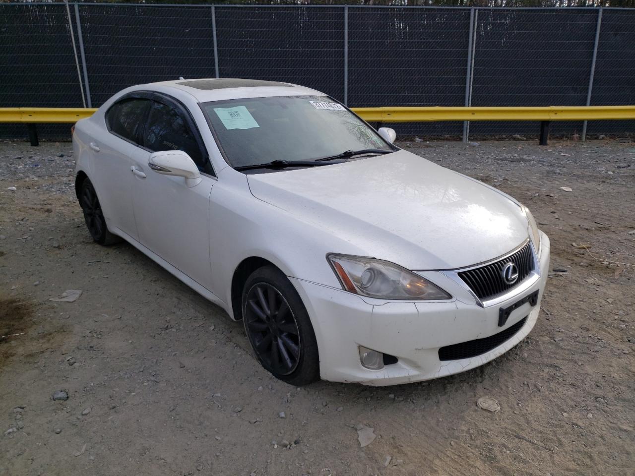 LEXUS IS 250 2010 with VIN JTHCF5C26A5037238 - Photo from auction