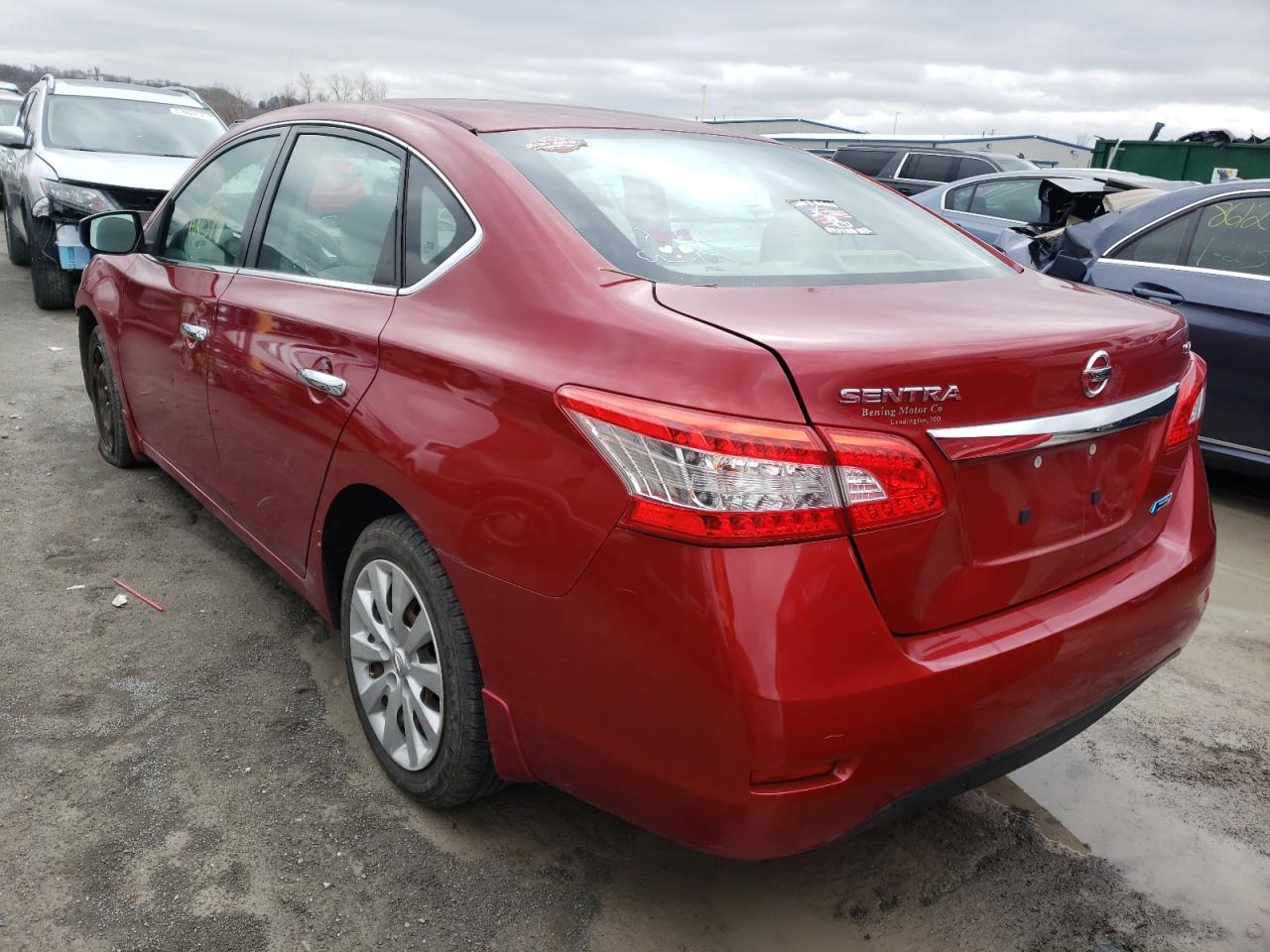 Photo 3 from auction – 2014 NISSAN SENTRA S with VIN 3N1AB7AP7EL611935